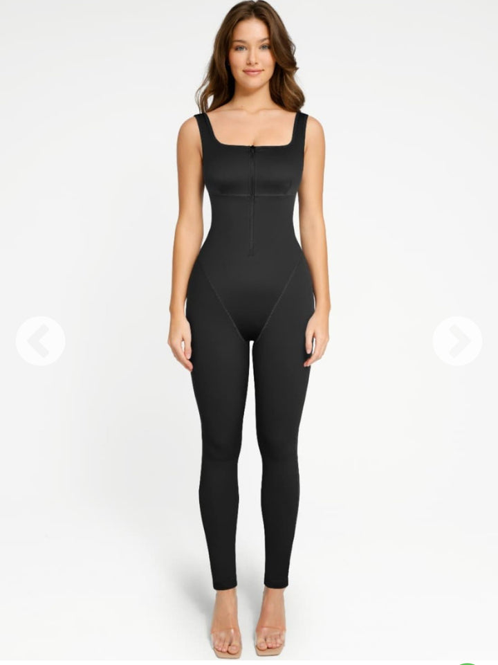 Curvy outerwear jumpsuit