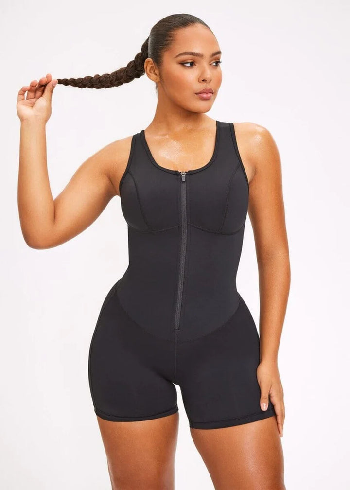 Curvy outerwear romper