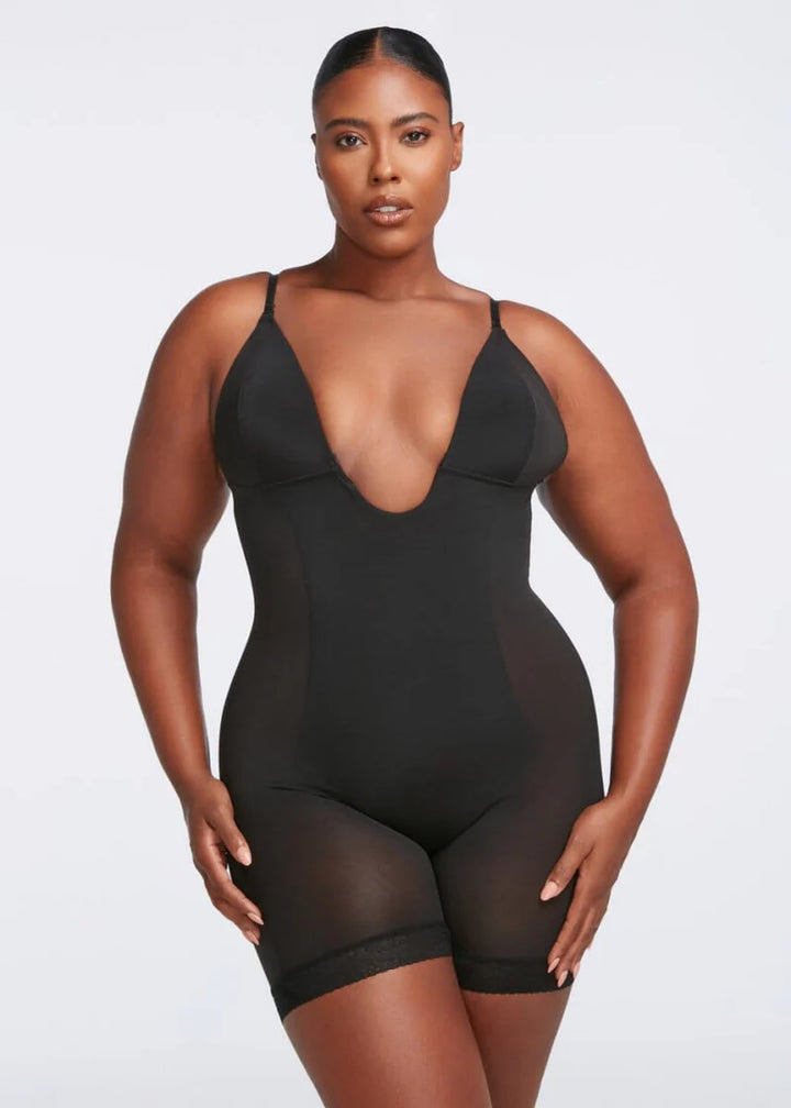 Plunge shaping bodysuit